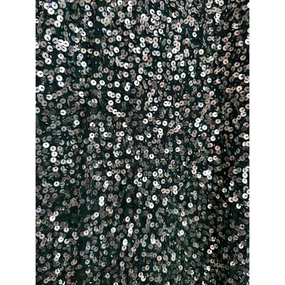 Mac Duggal 5489 Green Sequin Gown NWT Size 6 - Picture 11 of 13